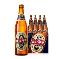 珠江啤酒 珠江1985啤酒640ml*12玻璃瓶整箱批发全麦精酿官方