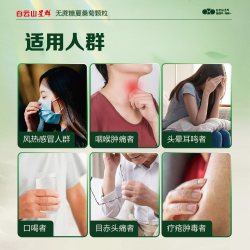 白云山 夏桑菊颗粒上火冲剂凉茶感冒药无糖星群蔗糖降火清热解毒