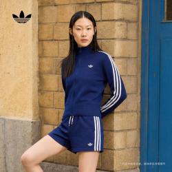 adidas Original三叶草2026年女子KNIT FB TT夹克 KW2588
