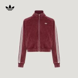 adidas Original三叶草2026年女子STREET KNIT TT夹克 KX3044