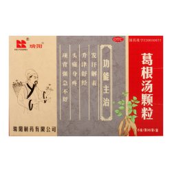 瑞阳 葛根汤颗粒咳嗽咽痒官方旗舰店感冒药止咳白润苔薄白颗粒剂