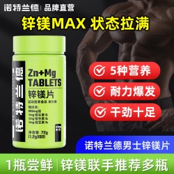 诺特兰德 锌镁片男士b族维生素锌硒片男性健身营养正品