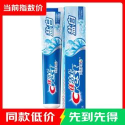 佳洁士 牙膏多效强根固齿多装薄荷口气清新家庭装防蛀修护薄荷 盐白90g*1支款