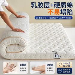 红豆家纺 乳胶床垫学生宿舍单人立体床褥垫子租房家用专用卧室打地铺睡垫