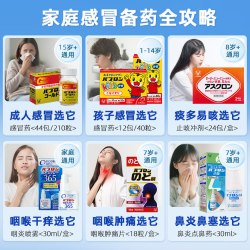 大正制药 日本大正制药感冒药颗粒PABRON流感成人咳嗽止咳退烧药类非布洛芬