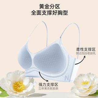 欧迪芬 XBCA41Q 无钢圈聚拢收副乳 黑色 S 文胸