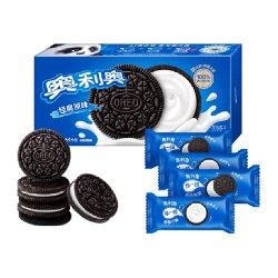奥利奥 夹心饼干经典原味休闲食品网红零食4包194g