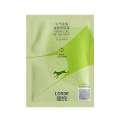 里兜 天然除臭苷宠物沐浴露杏仁奶美毛型试用装15g