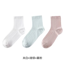 嫚熙 半边绒保暖月子袜