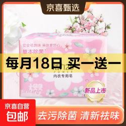 活力28 樱花内衣专用皂101g温和除异味洁净去污家用除菌率99.9% 101g2块（1组）