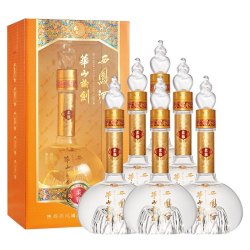 西凤酒 西凤旗舰店华山论剑52度凤香型500mL*6瓶送礼白酒