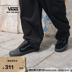 VANS 官方 OLD SKOOL黑色男鞋女鞋板鞋 黑色   41