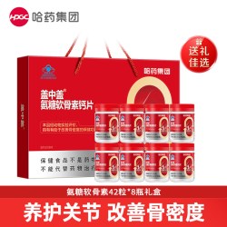 盖中盖 氨糖软骨素钙片中老年护关节氨糖礼盒