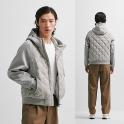 千仞岗 春秋轻薄羽绒服 连帽休闲
