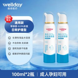 维德 医疗医用儿童鼻炎喷雾婴儿生理性盐水洗鼻器鼻喷剂鼻腔海盐水