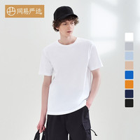 网易严选 男女款圆领短袖T恤 3996649 白色 XL