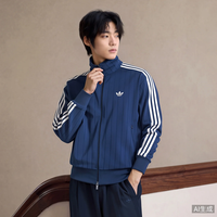 adidas 三叶草 外套男装2026秋季新款运动服休闲时尚百搭经典三条纹夹克 KE4128