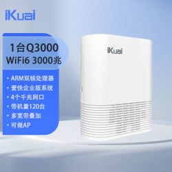 爱快 Q3000 WiFi6千兆 4口双频 1台 路由器