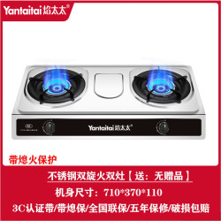 焰太太 JZY-TS01 双头液化气天然气双灶燃气灶
