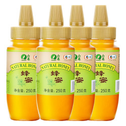 山萃 百花多源蜜  手工取蜜 低温 250g*4 总1kg