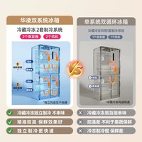美的 BCD-547WSPZ 双系统零嵌 四门冰箱