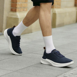 Clarks 云步系列 【轻盈厚底】男士透气休闲鞋