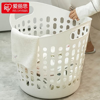 爱丽思 脏衣篓 52升白色 3-6人用