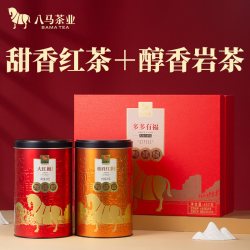八马 茶叶武夷山岩茶大红袍茶叶乌龙茶小包自饮茶叶礼盒装