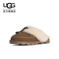 UGG 秋季新款女士时尚舒适平底圆头一脚蹬克格特毛毛拖鞋 1180370