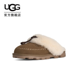 UGG 秋季新款女士时尚舒适平底圆头一脚蹬克格特毛毛拖鞋 1180370