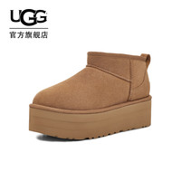 UGG 冬季女士经典迷你纯色厚底纯色保暖休闲短筒雪地靴1135092