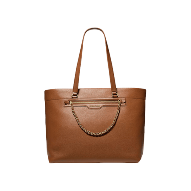 MICHAEL KORS SLATER 牛皮 棕色 大号 女士手提包