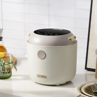 THERMOS 膳魔师 低糖电饭煲智能电饭锅 迷你2-3人米汤分离小功率煮饭锅宿舍带预约功能2L EHA-4123D