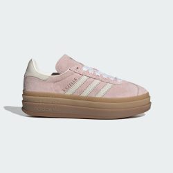 adidas 「T头鞋」GAZELLE BOLD厚底增高复古板鞋女adidas阿迪达斯三叶草