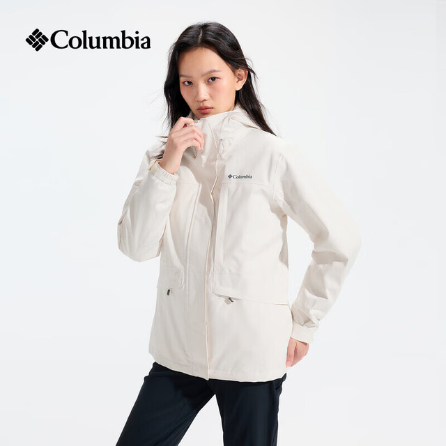 Columbia 冲锋衣女26秋冬户外保暖抓绒内胆防水三合一冲锋衣XR4388 191 L