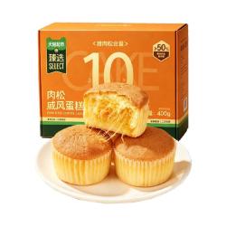 天猫超市 猪肉松戚风蛋糕 400g 盒装