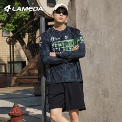 LAMEDA 啡常宽松休闲速干长短袖T恤上衣凉感夏季骑行溯溪防晒男女