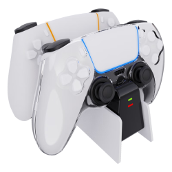 良值 PS5手柄充电座 双座充 黑色
