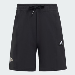 adidas LB WV SHORT 凉感拒水运动休闲短裤KF0396 黑色   128