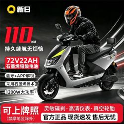 新日 飞豹 电动摩托车 72V22Ah