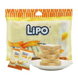 Lipo 奶油味面包干饼干