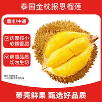 九曲食珍 泰国金枕榴莲 3-5斤 带壳生鲜水果