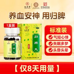 九芝堂 归脾丸200丸益气健脾养血安神气短心悸失眠多梦头昏调理药