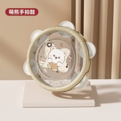 聚乐宝贝 儿童玩具手拍鼓打击乐器宝宝铃鼓益智早教启蒙婴幼儿奥尔夫手摇铃