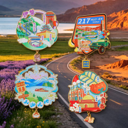 赋闲 新疆文创冰箱贴磁吸2026新款阿勒泰赛里木湖伊利旅游纪念品吐鲁番 大美新疆--伊犁(吊牌款)