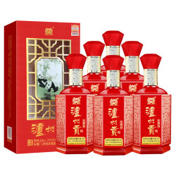 泸州老窖 52%vol浓香型白酒 500mL*6瓶