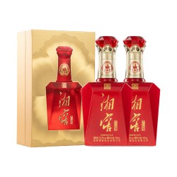 湘窖 红钻酒金奖浓酱兼香型50.8白酒礼盒500mL*2瓶