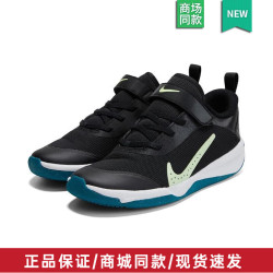 NIKE 男童鞋女童鞋跑步鞋防滑气垫运动鞋低帮魔术贴休闲鞋 DM9026-003 28