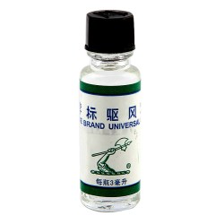梁介福 斧标驱风油3ml伤风喷嚏鼻塞头痛蚊虫叮咬晕车船肌肉酸痛