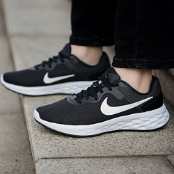 NIKE 女鞋夏季新款REVOLUTION 6 运动鞋轻便休闲跑步鞋 DC3729-003黑白 36
